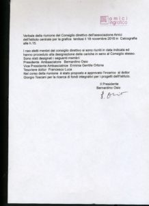 2016 NOMINE CONSIGLIO DIRETTIVO 9340